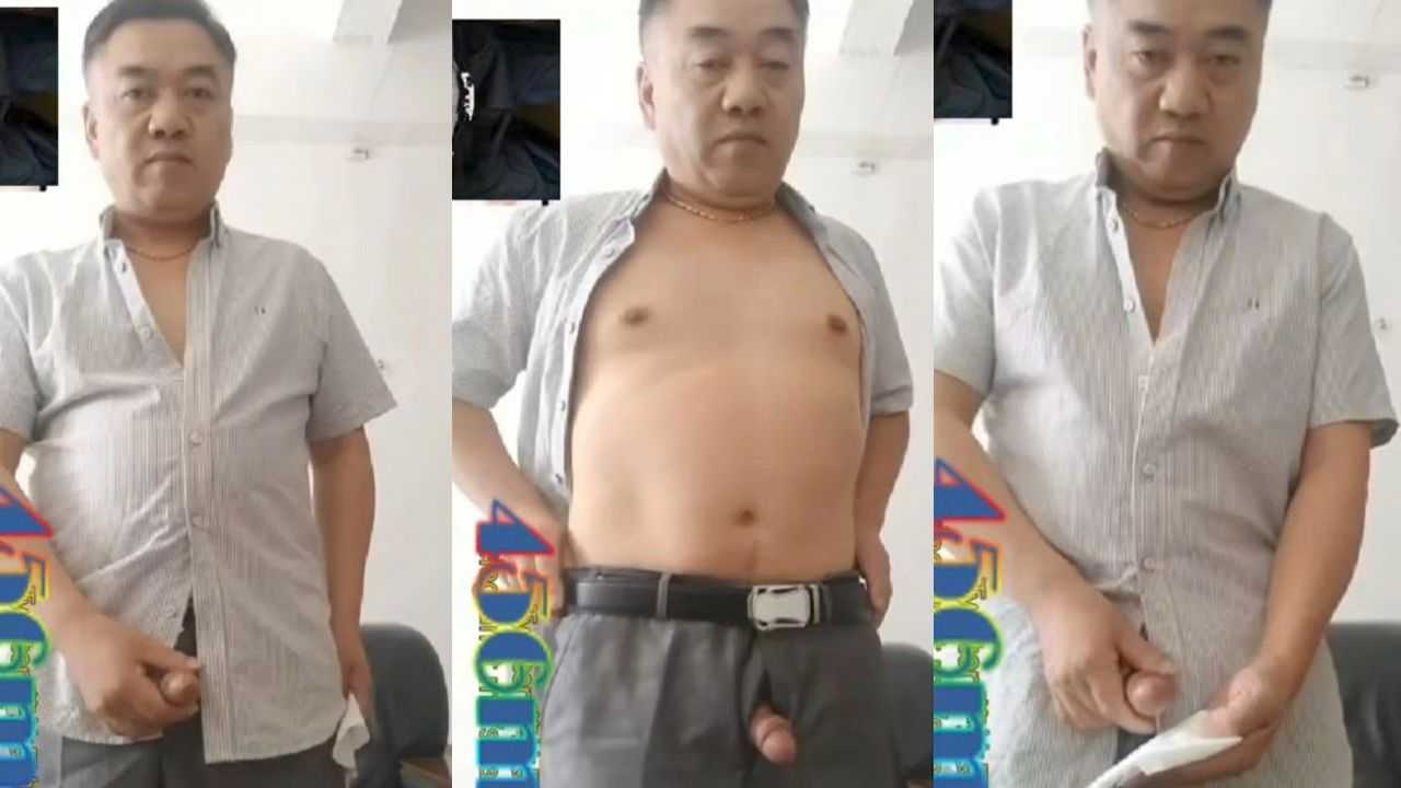 浓眉帅大叔射浓精