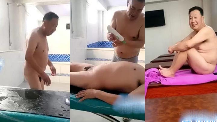 中年搓澡工服务帅熟年（8）