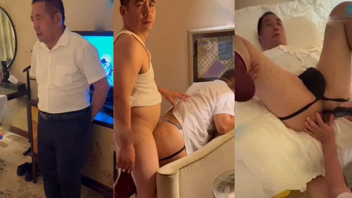 两正装帅大叔酒店激情玩，花重金购买